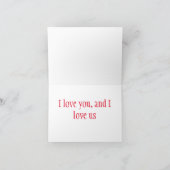 Candy Hearts Valentine Feiertagskarte (Innenseite)