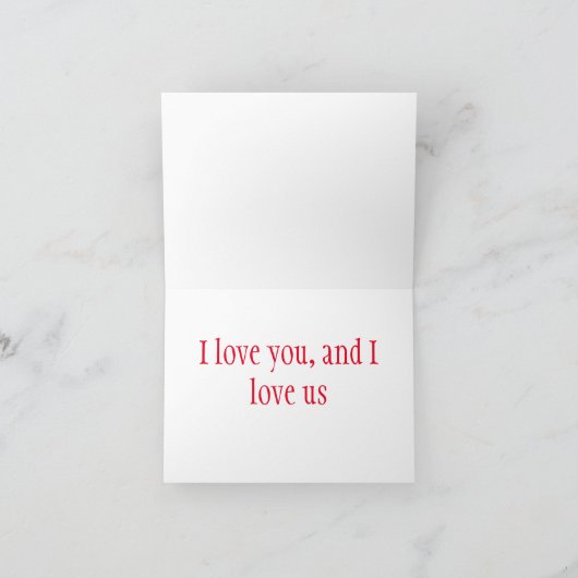 Candy Hearts Valentine Feiertagskarte (Innenseite)