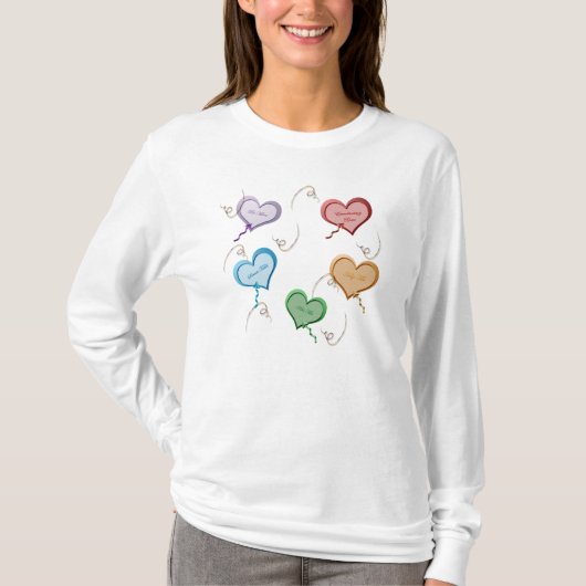 Candy Hearts Valentine T - Shirt (Vorderseite)