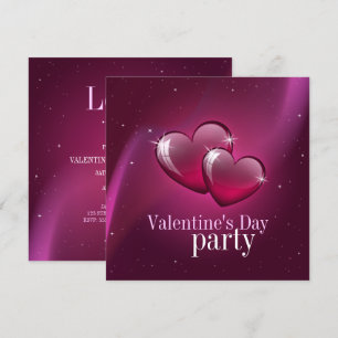 Candy Hearts Valentine's Day Party Einladung