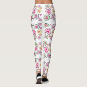 Candy Hearts Valentinstag Conversation Hearts Leggings (Rückseite)