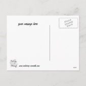 Candy Hearts Valentinstag Postkarten (Rückseite)