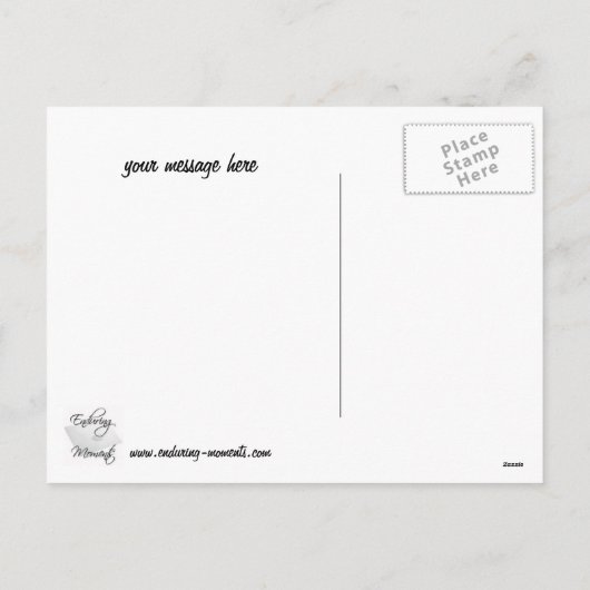 Candy Hearts Valentinstag Postkarten (Rückseite)