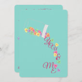 Candy Hearts You & Me Celebration Dusche Party Einladung (Vorne/Hinten)