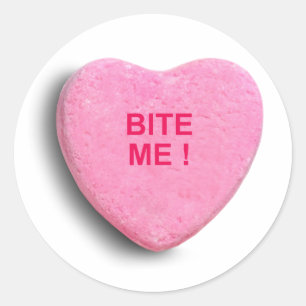 CANDY HERART RUNDER AUFKLEBER