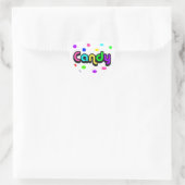 Candy-Herz-Aufkleber Herz-Aufkleber (Tasche)
