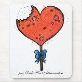 Candy Herz Mousepad (Vorne)