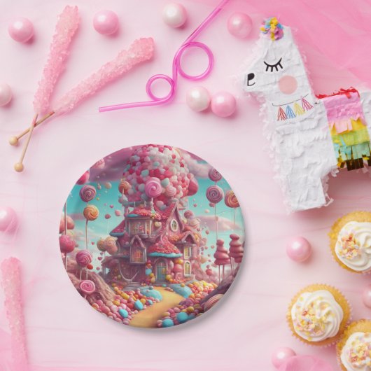 Candy House Pappteller (Party)