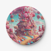 Candy House Pappteller (Vorderseite)