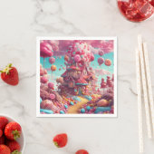 Candy House Serviette (Beispiel)