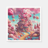 Candy House Serviette (Vorderseite)