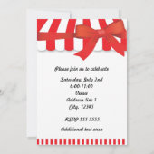 Candy Ice Cream Shop Old Fashion Einladung (Rückseite)