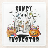 Candy Inspector Glasuntersetzer (Vorderseite)