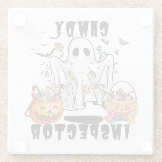 Candy Inspector Glasuntersetzer (Rückseite)