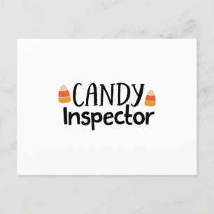Candy inspector postkarte