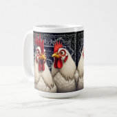 "Candy & Joe White Leghorn" B Kaffeetasse (Vorderseite Links)