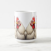 "Candy & Joe White Leghorn" Kaffeetasse (Mittel)