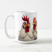 "Candy & Joe White Leghorn" Kaffeetasse (Links)