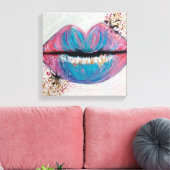 Candy Kiss Lips Leinwanddruck (Insitu (Wohnzimmer))