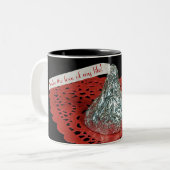 Candy Kiss mit Liebe Zweifarbige Tasse (Vorderseite Links)