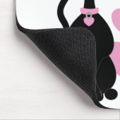 Candy Kitty in Liebe Mousepad (Ecke)
