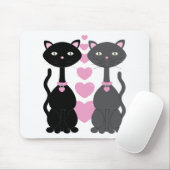 Candy Kitty in Liebe Mousepad (Mit Mouse)