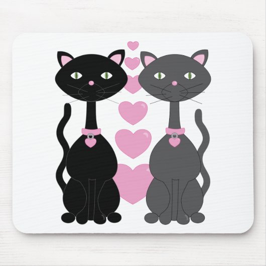 Candy Kitty in Liebe Mousepad (Vorne)