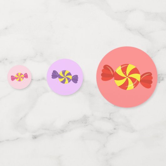 Candy Konfetti (Rückseiten)