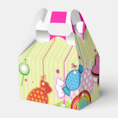 Candy Land Birthday Party Gefälligkeitsbox Geschenkschachtel (Rückseite)