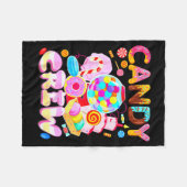 Candy Land Candy Crew Party Halloween Costumes Adu Fleecedecke (Vorderseite (Horizontal))