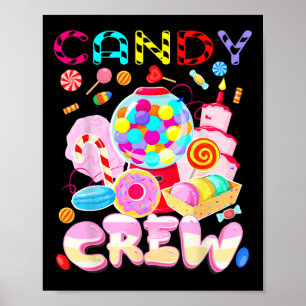 Candy Land Candy Crew Party Halloween Kostüme Erwa Poster