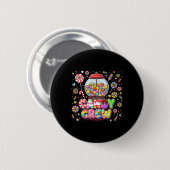 Candy Land Candy Crew Party Halloween Kostüme könn Button (Vorne & Hinten)