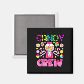 Candy Land Candy Crew Party Halloween Kostüme Magnet (Vorderseite/Rückseite)