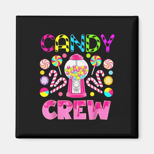 Candy Land Candy Crew Party Halloween Kostüme Magnet (Vorne)
