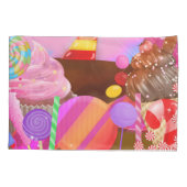 Candy Land Dream Süßigkeiten Personalisierter Indi Kissenbezug (Rückseite)