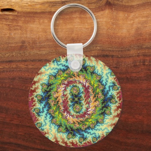 Candy Land - Fraktal Schlüsselanhänger (Vorderseite)