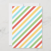 Candy Land Girl Birthday Invitation Einladung (Rückseite)