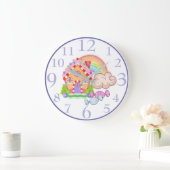 Candy Land House und Rainbow Große Wanduhr (Zuhause)