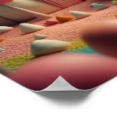 Candy Land Houses Poster (Ecke)