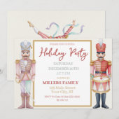 Candy Land Nussknacker Weihnachtsfeier Feiertagskarte (Vorne/Hinten)