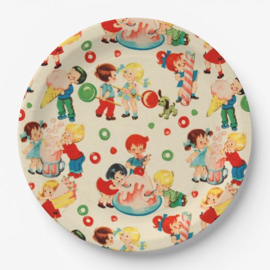 Candy Land Pappteller (Vorderseite)