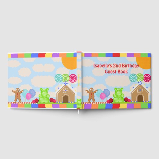 Candy Land Party Gästebuch (Voll)