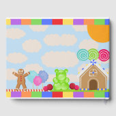 Candy Land Party Gästebuch (Rückseite)