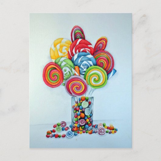 Candy Land Postkarte (Vorderseite)
