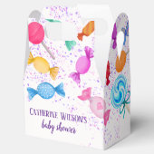 Candy Land Süßigkeiten Lollipops Rainfall Baby Dus Geschenkschachtel (Geöffnet)