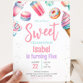 Candy Land Sweet Birthday Einladung