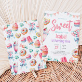 Candy Land Sweet Birthday Einladung