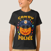 Candy Lice Halloween Party Costume Security Funny T-Shirt (Vorderseite)