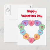 Candy Liebe Hörnchen auf Postkarte (Vorne/Hinten)