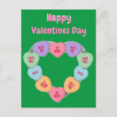 Candy Liebe Hörnchen auf Postkarte (Vorderseite)